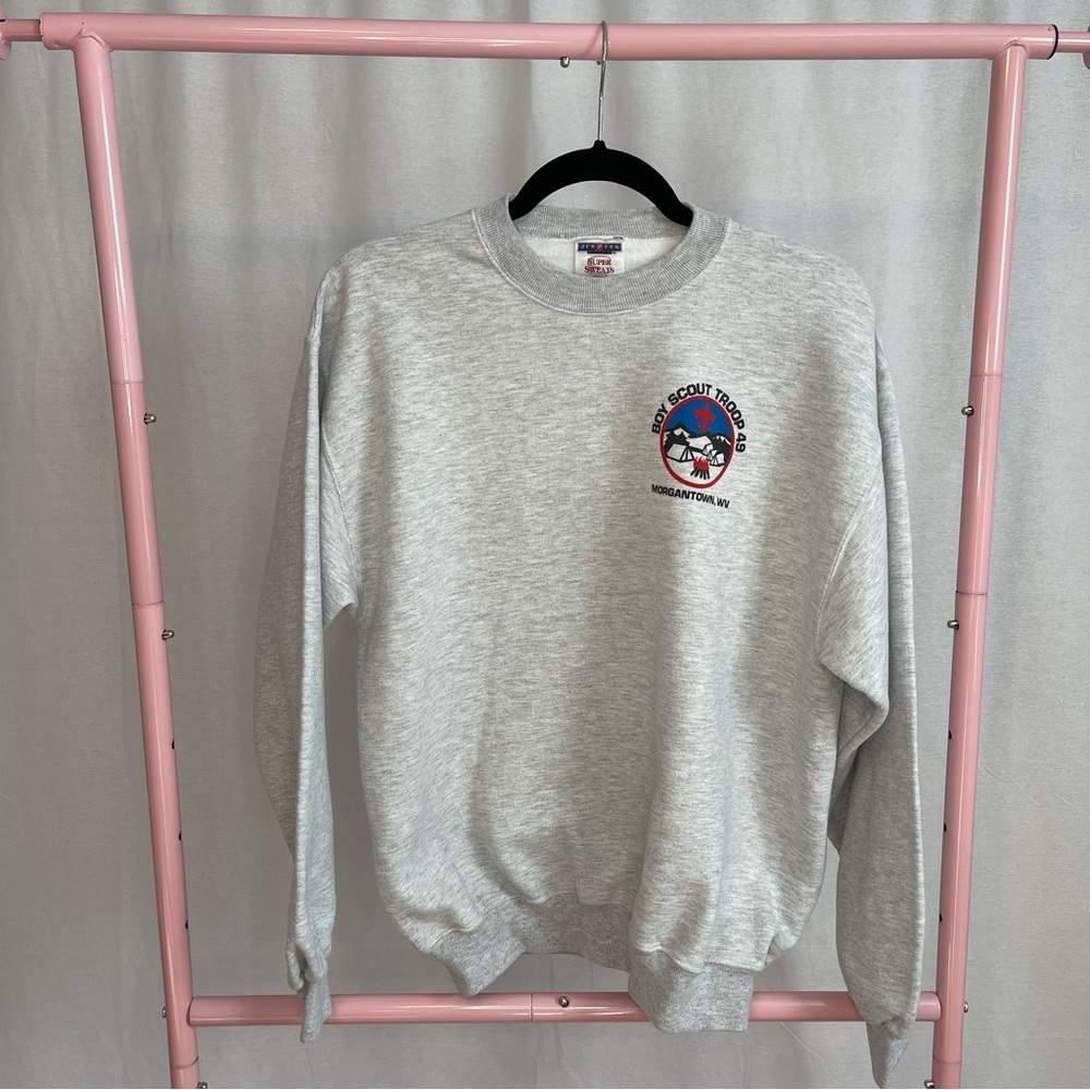 Boy Scout Troop 49 Jerzees Crewneck Sweatshirt size M